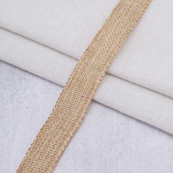 Тесьма отделочная джутовая 20 мм / 30 метров, 1-Н11, 23507