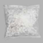 Крючки шторные для карниза 34 мм, прозр, 100 шт