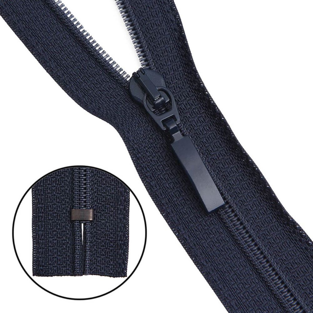 Молния спираль (витая) Arta Т5 (5 мм) 1 зам., н/раз., 18 см, цв. 196 т.синий, уп.10 шт