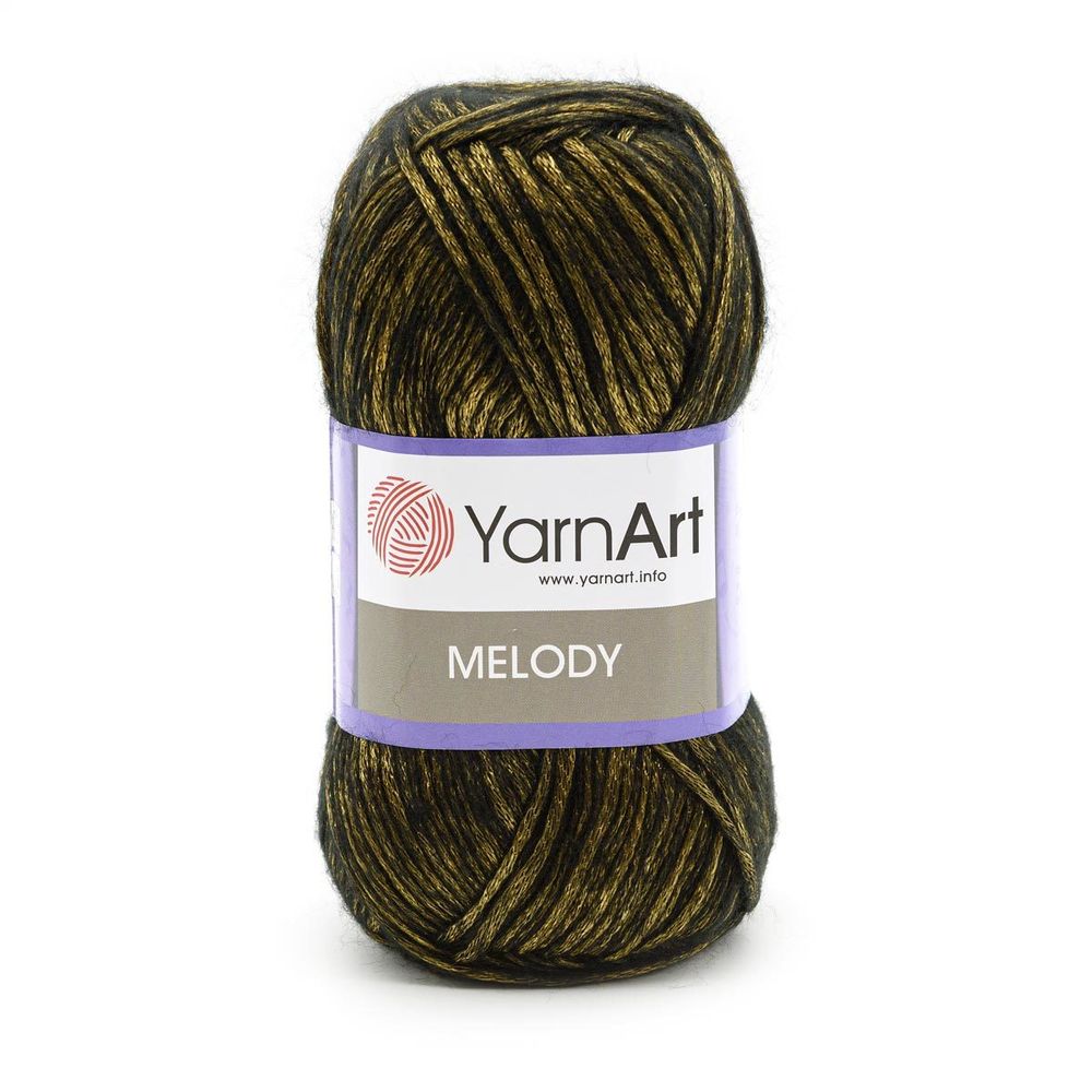Пряжа YarnArt (ЯрнАрт) Melody / уп.5 мот. по 100 г, 230м, 886 золото /TOS/