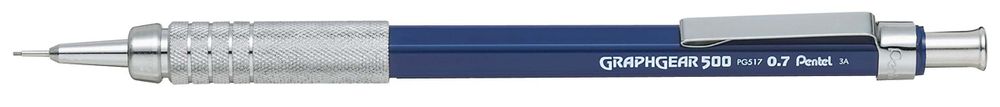 Карандаш автоматический профессиональный Pentel Graphgear 520 0.7 мм, PG527-CX синий корпус, 0.7 мм