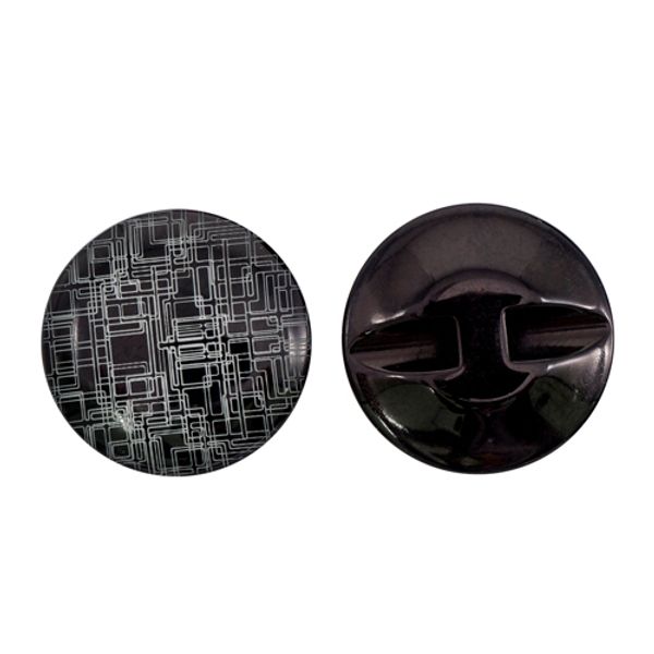 Пуговицы на ножке 28L (blk-04 (черный)), 36 шт