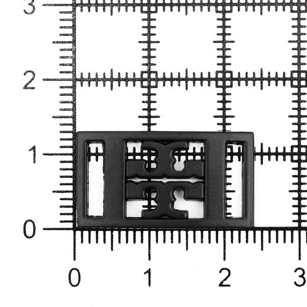 Украшение пришивное 10 мм, металл, черный матовый, МТ_1817, 12 шт