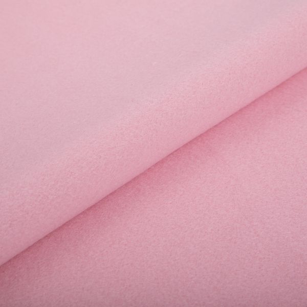 Флис 2-сторонний 280 г/м², 150х160±5 см, розовый/pink, Gamma FG-005N