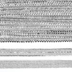 Тесьма отделочная 25 мм, 10880 цв.серебро уп.13.71м