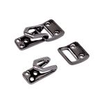 Крючки пришивные декоративные 15х7 мм, pewter, 10 шт