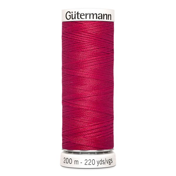 Нитки универсальные Gutermann Sew-all, 200м, 909 малиновый, 5 катушек