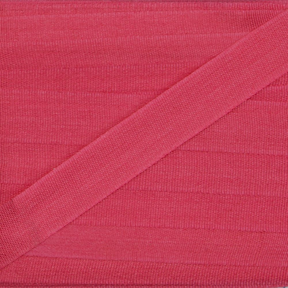 Лента (тесьма) шелковая 7.0 мм / 45.5±0.5 метров, №082 ярко-розовый, Gamma SR-7