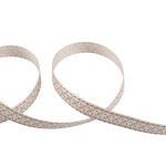 Лента атласная с рисунком 12.0 мм / 22.8 метров, O3/146 орнамент/бежевый, Gamma ALP-123