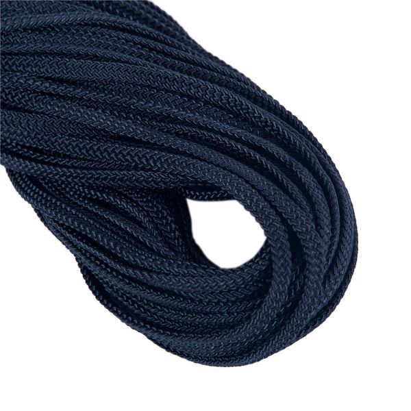 Шнур плоский п/а ⌀5.5 мм, 50 м, 675030 / т.синий, Gamma 1с19