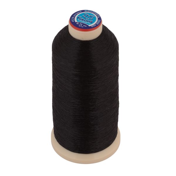 Нить прозрачная (мононить) 0.12 мм / 4570 метров, черный, Gamma MF-03