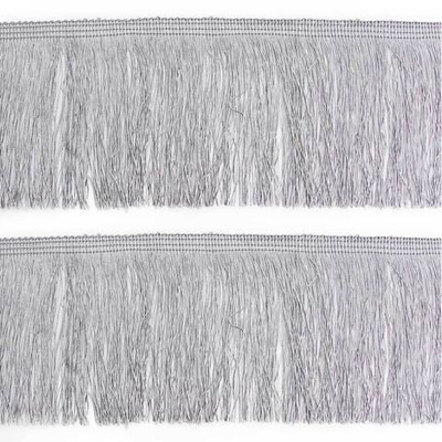 Бахрома отделочная широкая 120.0 мм / 25 метров, 361 серый