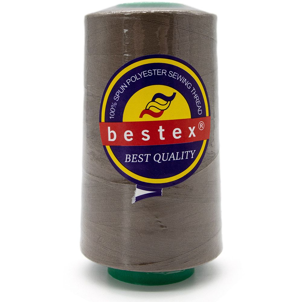 Нитки универсальные Bestex 50/2, 4570 м (5000 ярд) / 1 кат., 175 коричневый дым