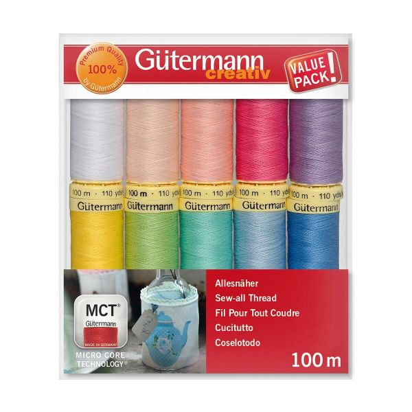 Швейные нитки (набор) Gutermann Sew-all, 10 кат, №2