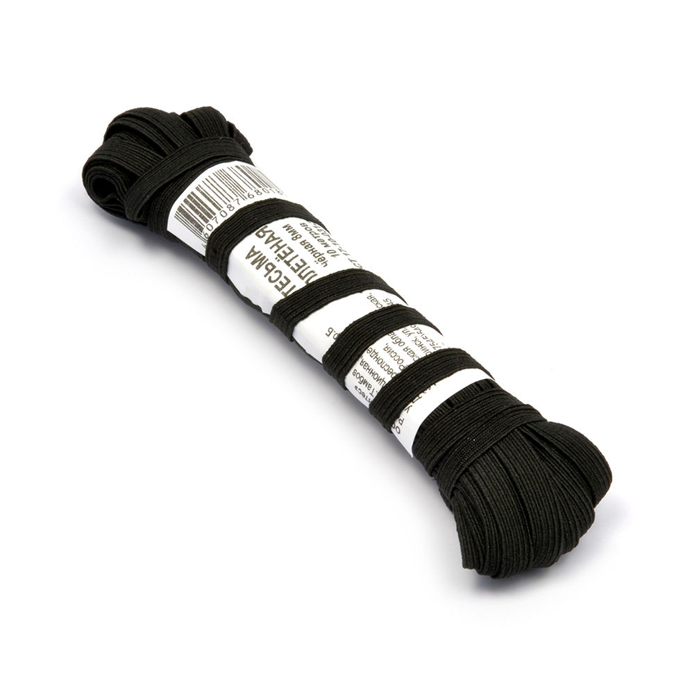 Резинка бельевая (стандартная) 8.0 мм / 10 метров, черный 10/10 Резинка бельевая (стандартная) 8.0 мм / 10 метров, черный 10/10