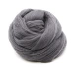 Шерсть для валяния Троицкая п/тонкая 1х100 г (до 29 мкр), 393 светлый маренго