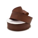 Лента репсовая (в рубчик) 25.0 мм, 18.28м (аналог 7702721) (078 т.коричневый)