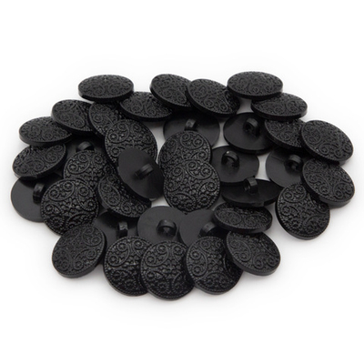Пуговицы на ножке 22 мм (310 черный), 36 шт, S090242