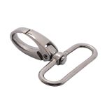 Карабин металл 40 мм (48х52 мм), 2 шт, Hobby&Pro, чер.никель