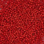 Бисер Astra&Craft 11/0 (2.1 мм), 500 г, цв. M45 красный/непрозр.матовый