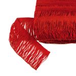 Бахрома отделочная 90.0 мм / 25 метров, 270 красный, Gamma 117