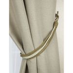 Подхваты шторные Каскад (L73см/ ширина 2см) (1 т.бежевый/молочный) К-16