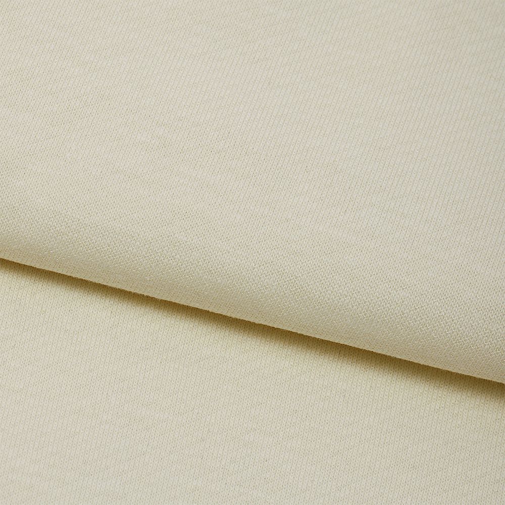 Футер 2-нитка петля поликоттон стрейч 220 г/м², 160 см / 3 метра, ФУТ2Х.TBY.ХЛ-ПЭ.S801.3, цв.S801 молочный