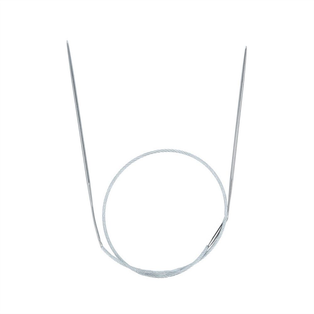 Спицы круговые металл ⌀2,0 мм, 40 см, с металлической леской, Gamma MKS