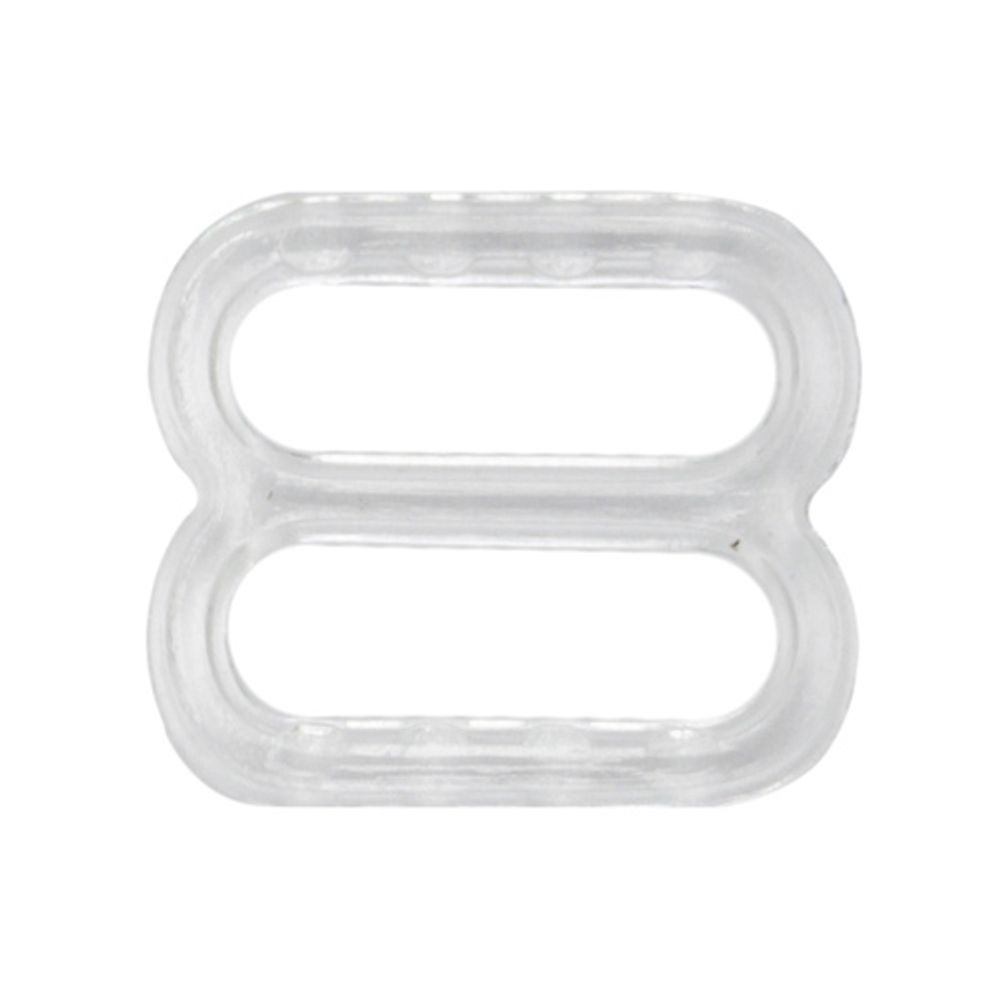 Рамки-регуляторы для бюстгальтера пластик 10.0 мм, прозрачный, 100 шт, 512050-2