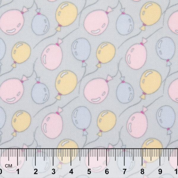 Ткань для пэчворка Peppy Молочные сны фланель, рулон 112 см / 5 метров, МС-27 серый, Peppy