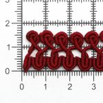 Тесьма отделочная вязаная 15 мм, 10 м, (красный)