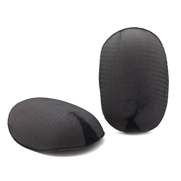 Плечевые накладки (подплечники) реглан 110х165х15 мм, черный, 50 пар