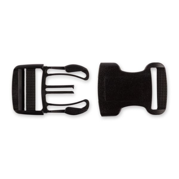 Фастекс (пряжка трезубец) пластик 25 мм, 100 шт, черный, Gamma SB04