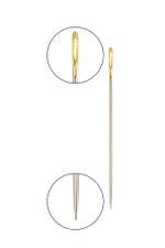 Иглы ручные для вышивания №3-9, 16 шт, Gamma N-312