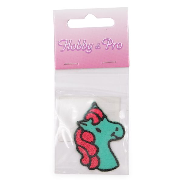 Термоаппликация Единорог, 3.5х4.7см, Hobby&Pro