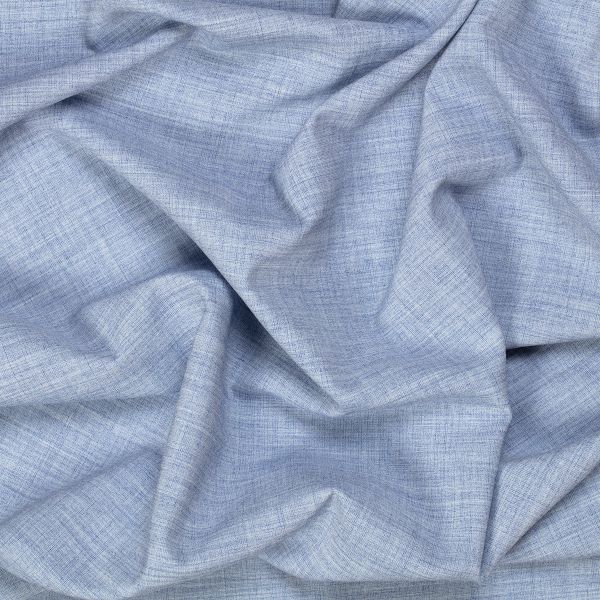 Ткань костюмная 220 г/м², 150х148±2 см, 10 голубой меланж/blue melange, Gamma SUTF-006N