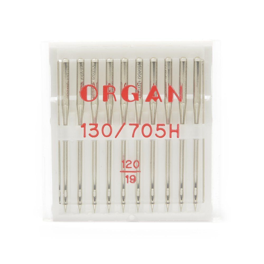 Иглы Organ, универсальные №120 для бытовых швейных машин, уп. 10 игл