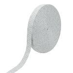 Стропа (ременная лента) 40 мм / 45.72 метра, [48.20 г/пог.м], с принтом эластичная, ZH813 серый/белый, 3Al294