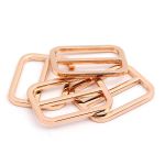 Рамка регулировочная металл литая 25 мм /30х23 мм, ⌀2.5 мм/, золото цв.02, 4 шт