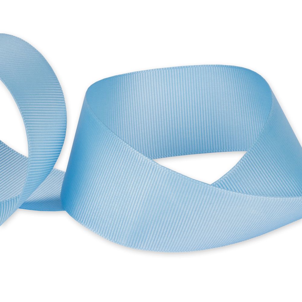 Лента репсовая (в рубчик) 38.0 мм / 45.5 метра, 088 голубой, Gamma GR-38