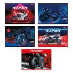 Альбом для рисования 100 г/м², A4 29х20.5 см, на скобе 48 л., 10 шт, 48АЛСК4_000261 Крутые байки, Светоч