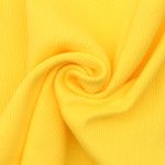 Кашкорсе с лайкрой 30/1,25х59см ±2см 95% х/б+5% лайкр, цв.желтый 9003