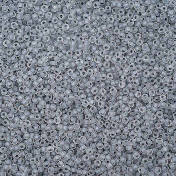 Бисер Preciosa прозрачный матовый с цв. центром 10/0 (2.3 мм), круг.отв., 50гр, (38342)