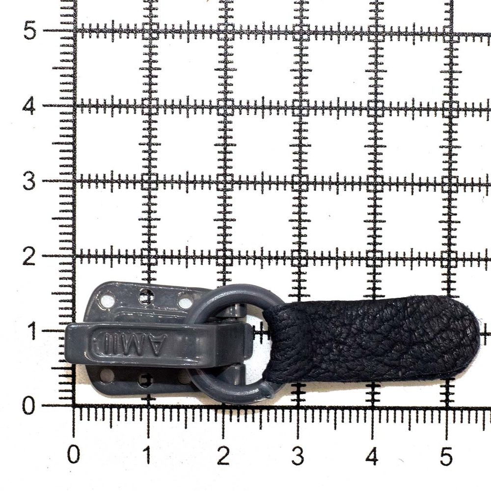 Крючок шубный Amii 50 мм, RAL 7015, 50 шт, т.серый