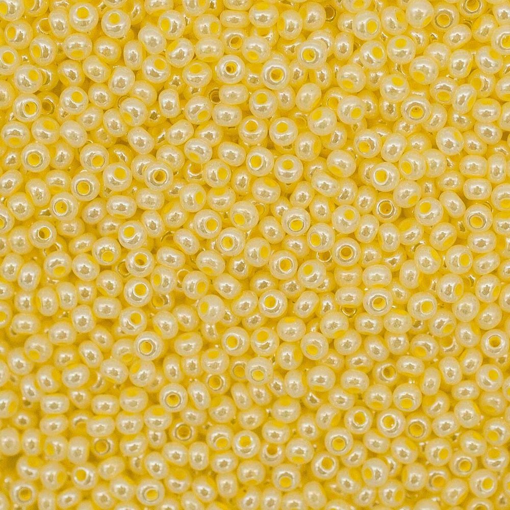 Бисер Preciosa 10/0 (2.3 мм), 100 г (5х20 г), жемчужный, круг. отв.
