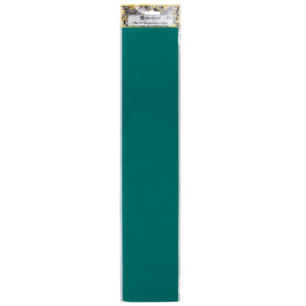 Бумага гофрированная (креповая) 20 г/м², 5 шт по 50 см / 2 метра, 40 изумрудный, Blumentag REP-43
