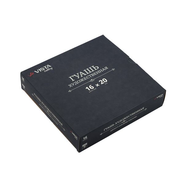 Краска гуашь набор художественный 16 цв. 20 мл, Vista-Artista VAGS-1620