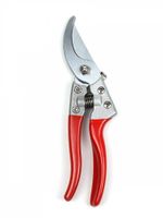 Секатор изогнутое лезвие 60/225 V8 ручки красный металл, Maxwell Garden