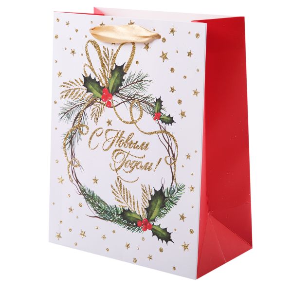 Подарочный пакет 210 г/м², 18х23х10 см, 12 шт, 01, Stilerra NBYS