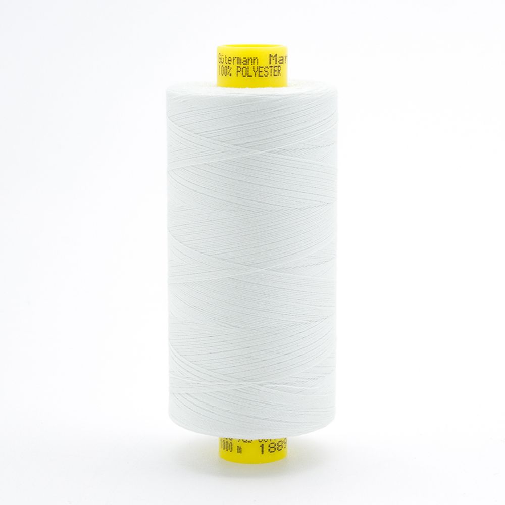 Нитка универсальная Gutermann Mara 120/2, 1000 м, 700207, 1889 серо-белый, 1 катушка
